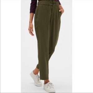 Banana Republic Olive Paper Bag Pant